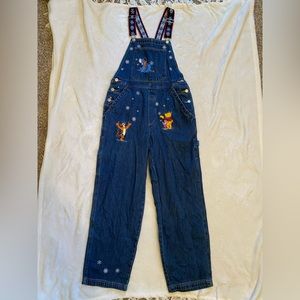 VINTAGE 90s The Disney Catalog Winnie the Pooh Overalls